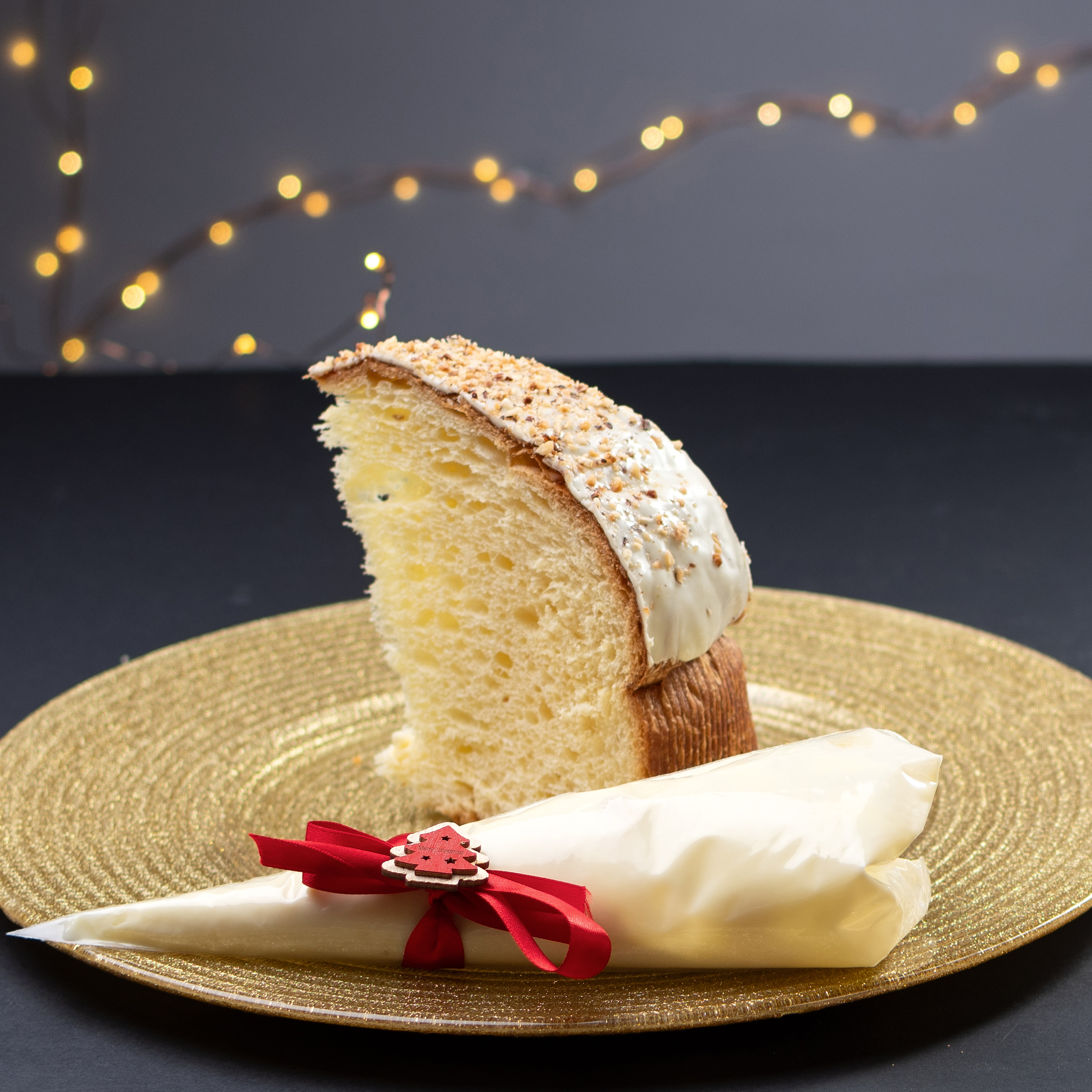 Panettone artigianale cioccolato bianco - immagine 4